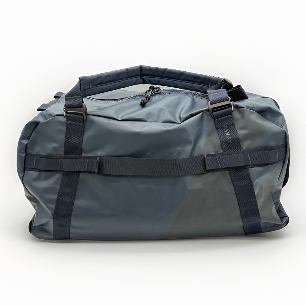 Away F.A.R. Duffle 55L Navy Blue Active Travel Duffel Backpack Bag